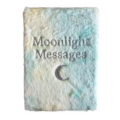 Diario de sueños de tapa blanda - 80 páginas - Mensajes a la luz de la luna