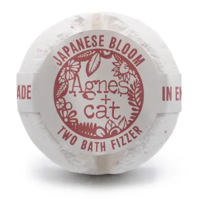Agnes + Tableta efervescente para baño de gatos - Flor Japonesa