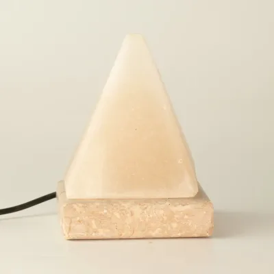 Lámpara de sal USB WHITE Pyramid - 9 cm (multi)