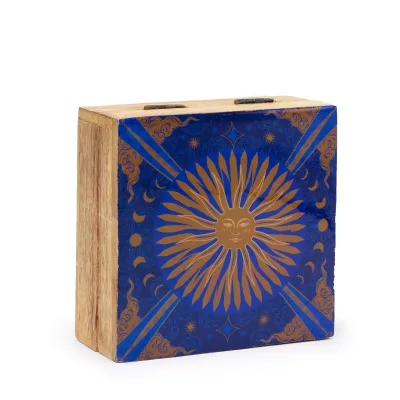 Caja Mediana Cuadrada 13.5x13.5x6cm - Sol - HOPE HARE