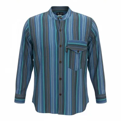 Nomad Sari Grandad Camisa - Turquesa - XL