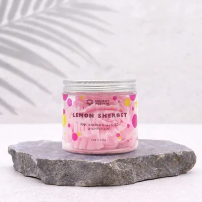 Jabón Crema Batida Limonada Rosa 120g