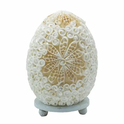 Lámpara Boho de Conchas Marinas - Concha Ovalada  - 15 cm