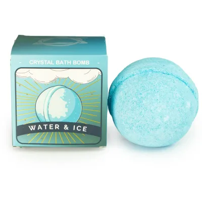 Bomba de baño de cristal elemental - Agua