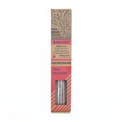 Banjara Palitos de Palo Santo para sahumar - Juego de 6 - Caja