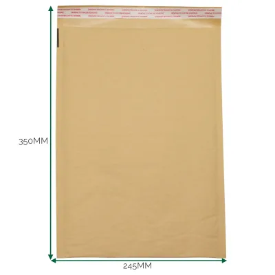 Sobre acolchado Kraft con burbuja (245x350+40mm)
