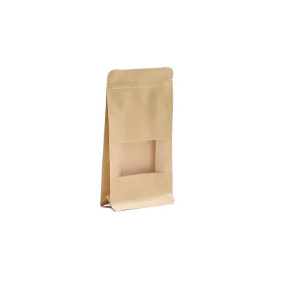 Bolsas Kraft con Ventana - 12x22cm