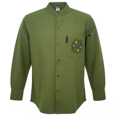 Nomad Sari Kathmandu Camisa - Verde Bosque - XXL