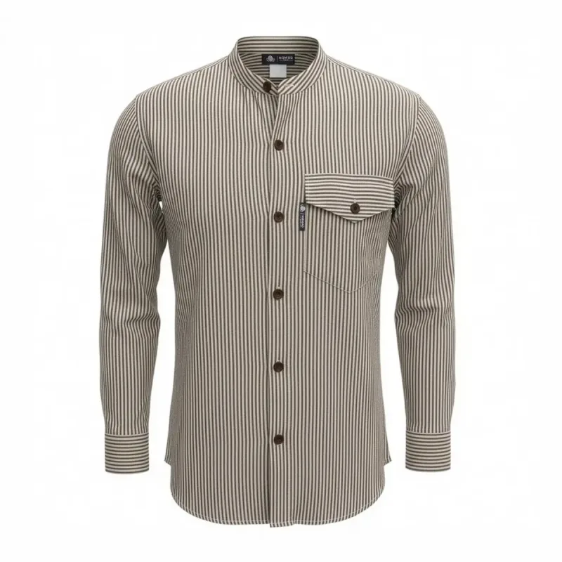 Nomad Sari Camisa de Abuelo - Gris Piedra - Grande