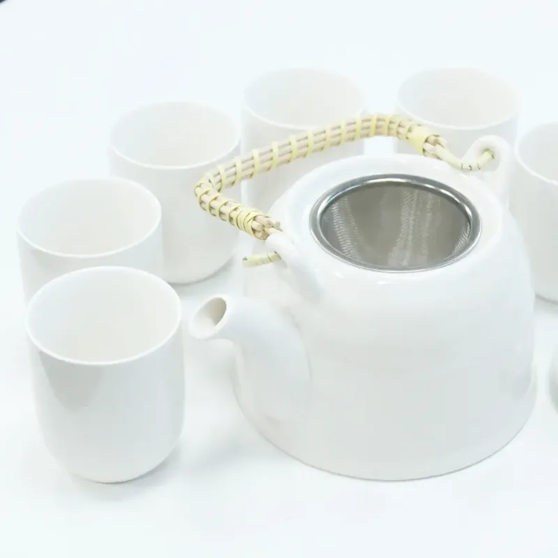 Set de tetera - Blanco clásico