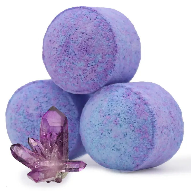 Caja de 1,3 kg de Mini Bombitas Relajantes – Amethyst Creed