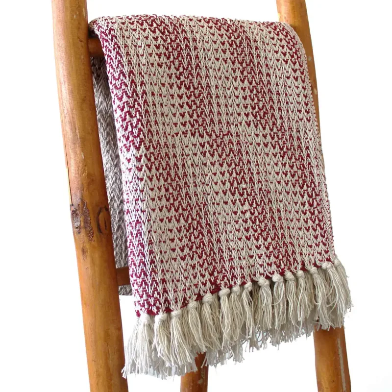 Mantas boho de confort - Ruby a dos tonos