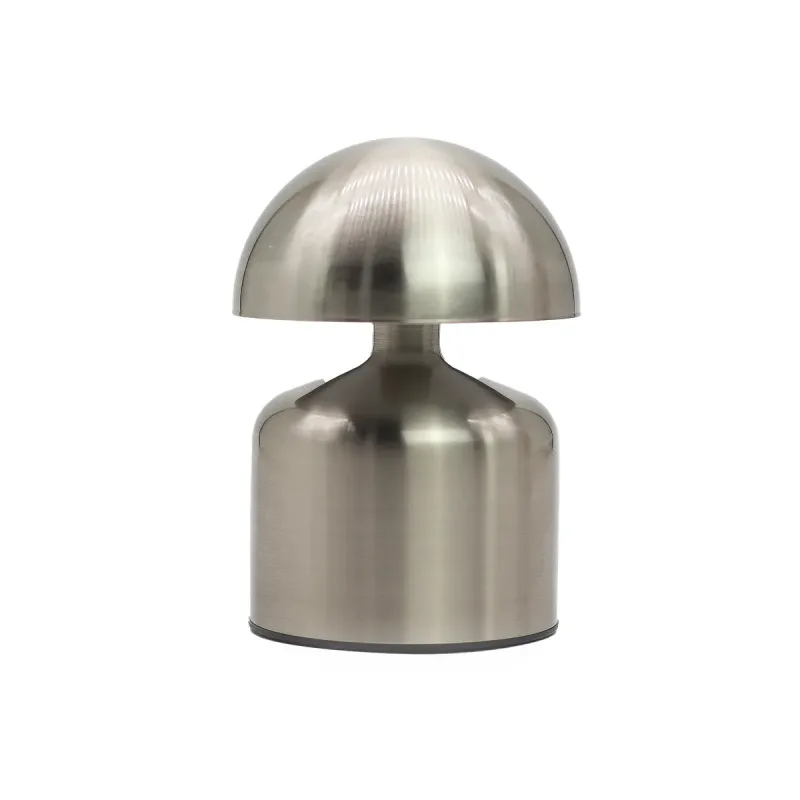 Lámpara táctil - Cúpula Champiñón Plateada - USB (C) - Recargable (400 Vatios)
