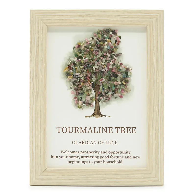 Imagen de piedra preciosa - Árbol de la Vida - Toruraline (20x14.7x1cm)