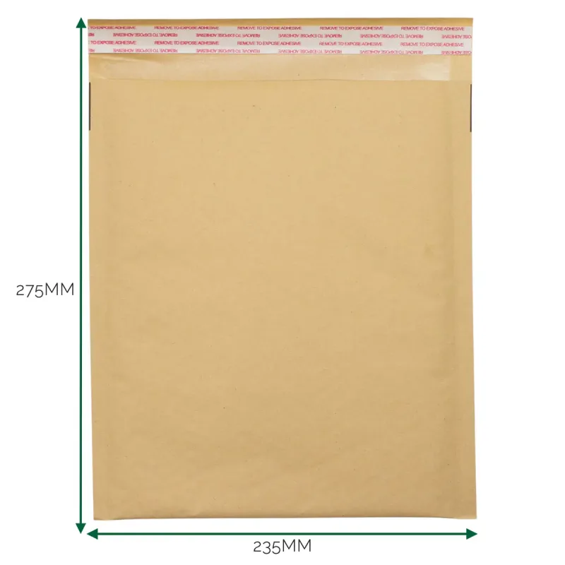 Sobre kraft acolchado con burbujas (235x275+40mm)