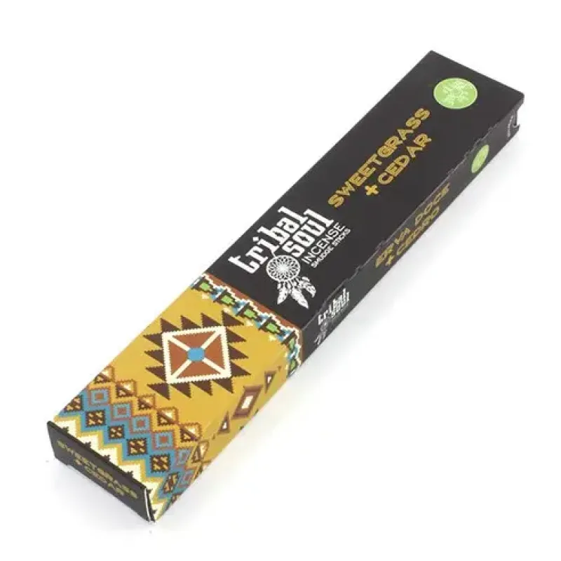 Incienso Tribal Soul - Hierba Sweert + Cedro
