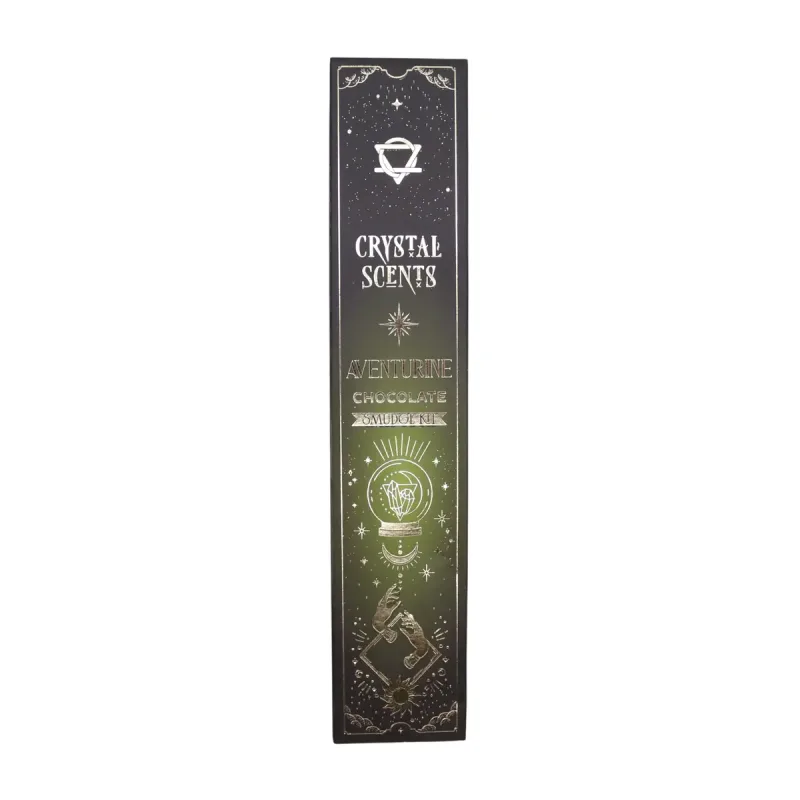 Incienso de purificación con aventurina cristal - Chocolate
