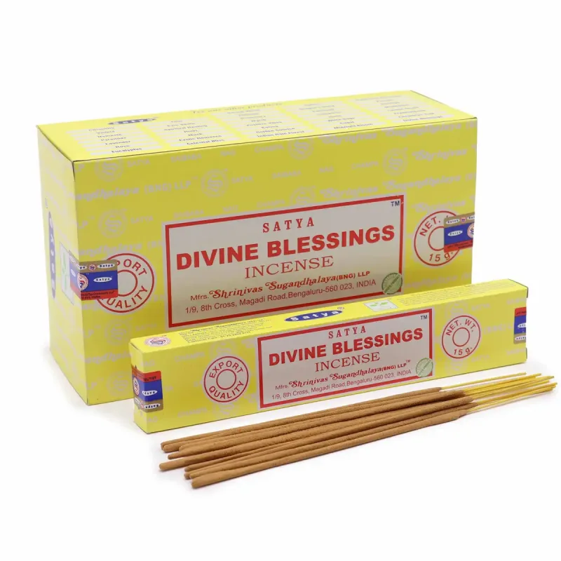 Varillas de Incienso Satya 15g - Bendición Divina