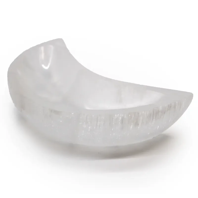Cuenco de luna selenita - 15cm