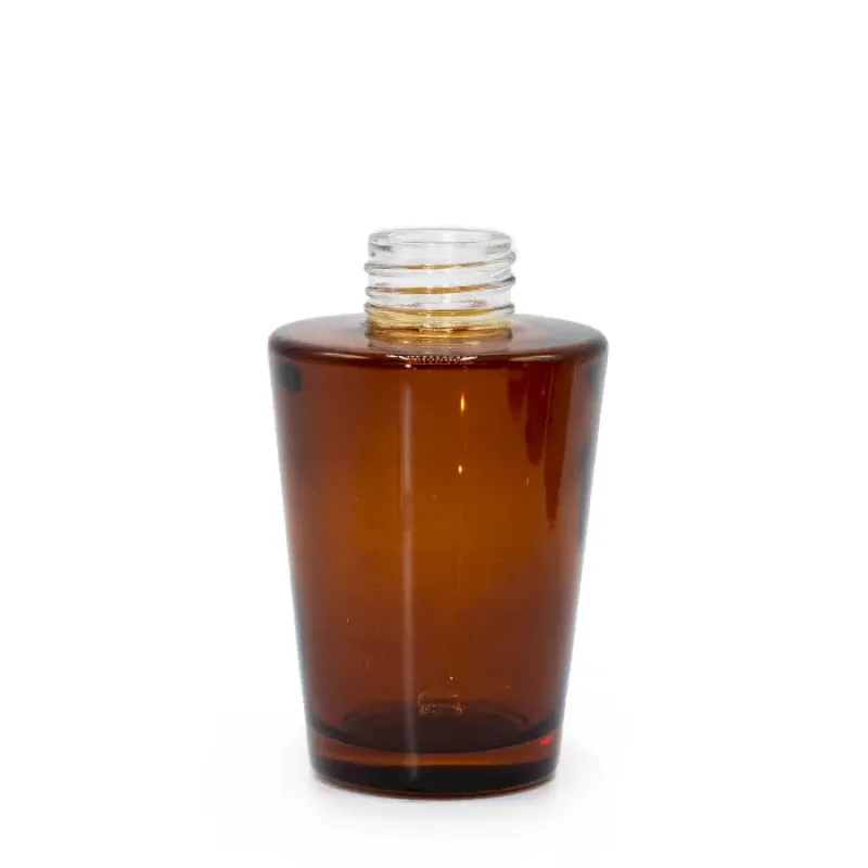 Botella de difusor de varillas en forma de jarrón de 100 ml  - Ámbar