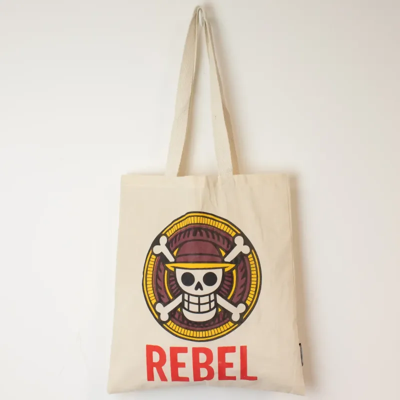 Nomad Sari Icónico Básico Bolso Tote - REBEL - Natural 4oz