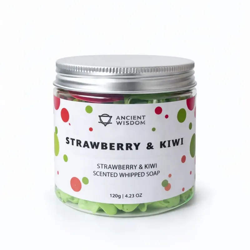 Jabón Cremoso de fresa y kiwi 120 g