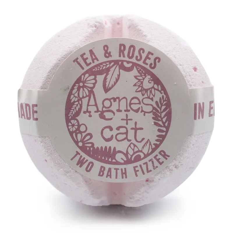 Bomba de baño Agnes + Cat - Té y Rosas