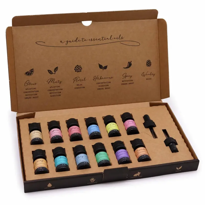 Set de aceites esenciales para aromaterapia - Set de otoño