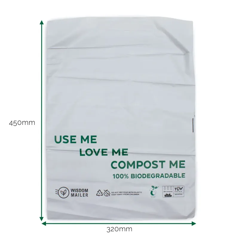 Sobres acolchados biodegradables al 100% (320x450mm)