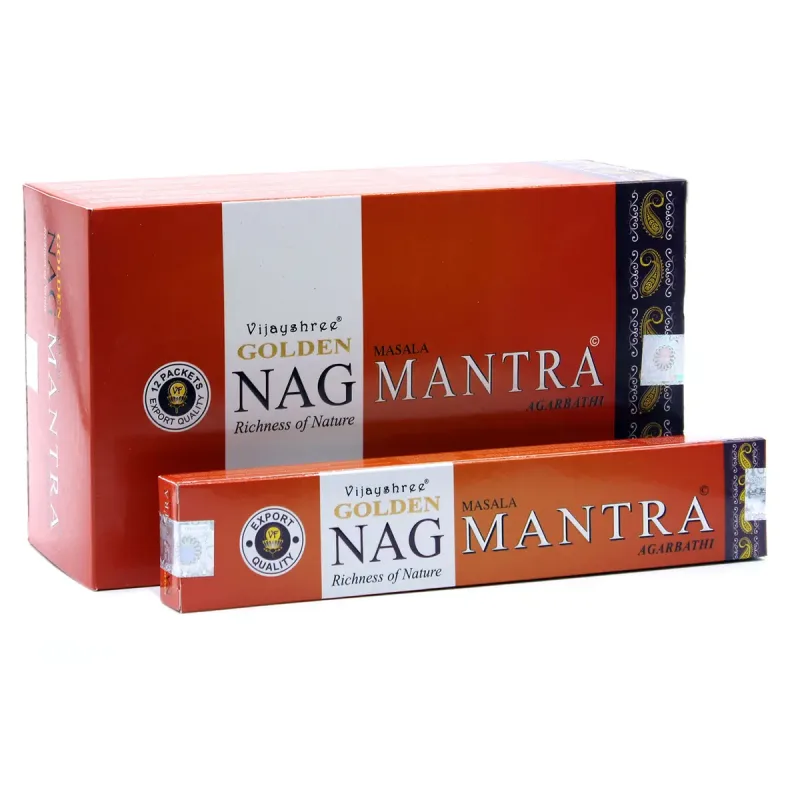 15g Incienso Dorado Nag - Mantra