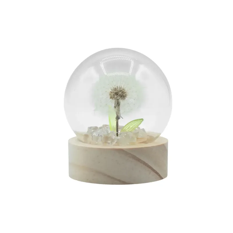 Domo de jardín Floral Glow - 1 Diente de león - Batería LED