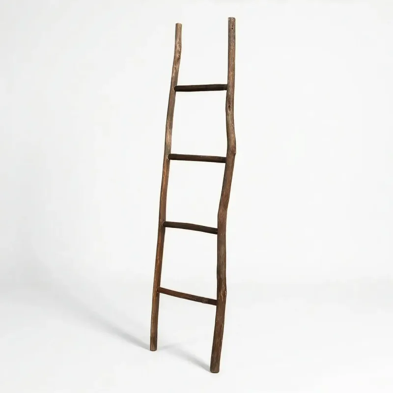 Escalera de Madera Kemu Grande - 1.5m - Chocolate - Estilo japonés