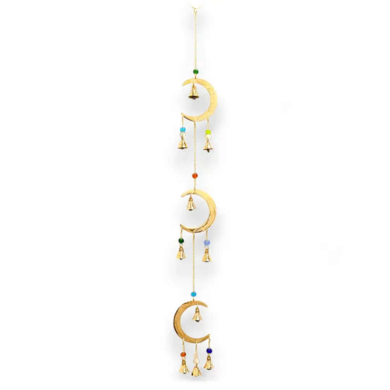 Campanas Indias - Caída de la Luna - 10 Campanas - 6.5x63cm