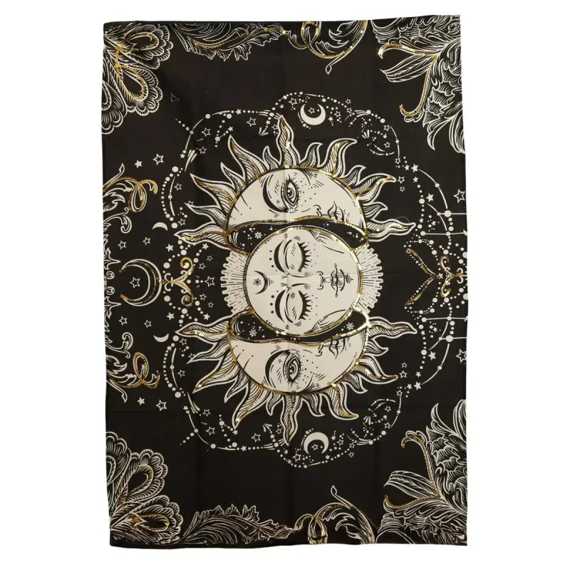Arte de pared de algodón (70x110cm) - Diosa del Sol