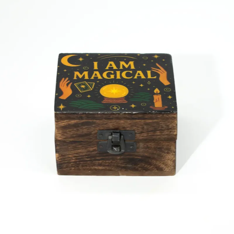Pequeña caja esmaltada - Soy mágico
