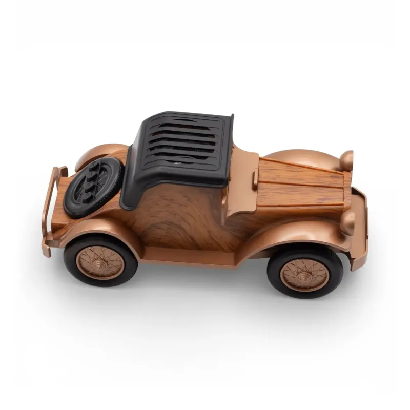 Altavoz clásico para coche vintage y soporte para teléfono - Bluetooth - 5 vatios