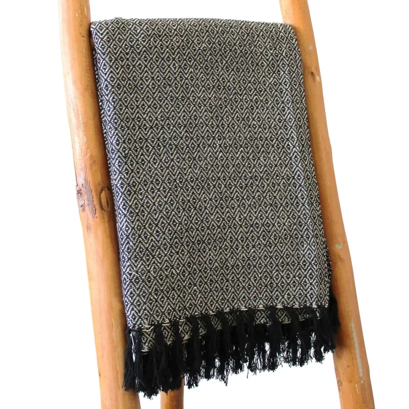 Mantas Boho Comfort - Carbón