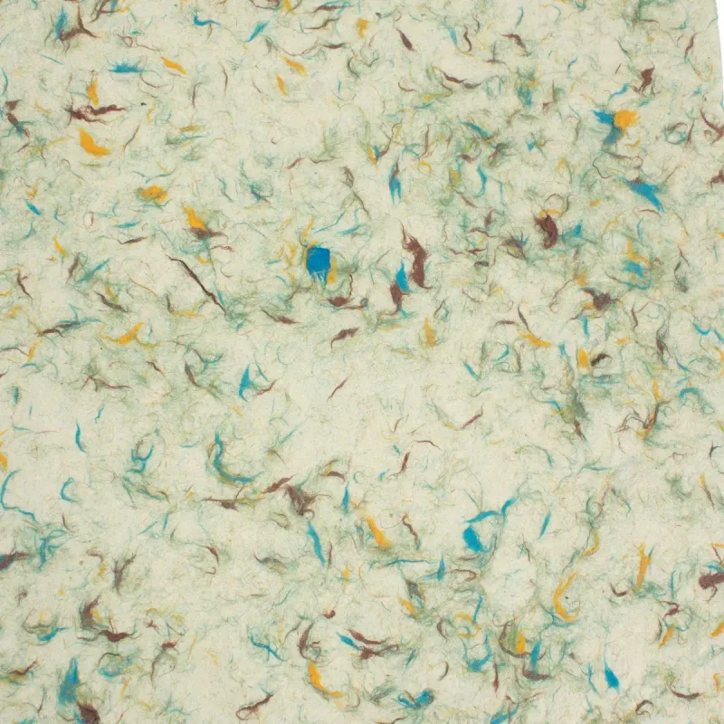 A4 - Papel artesanal de Lokta (paquete de 20 hojas) - Paquete mixto (Verde algodón - Caléndula - Aciano - Floral mixto)