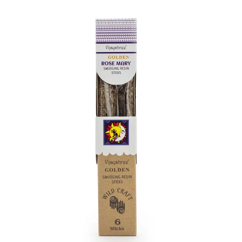 Palitos de resina para purificación Golden Rose Mary - 30 g