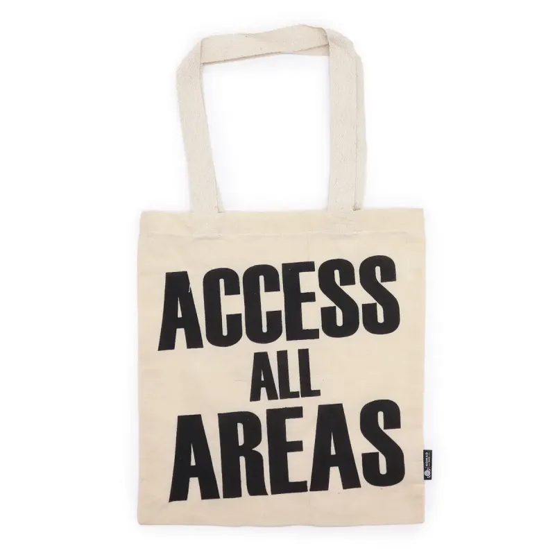 Bolso Básico Icónico - ACCESO A TODAS LAS ÁREAS - (40x36cm) - Algodón Natural 4 oz