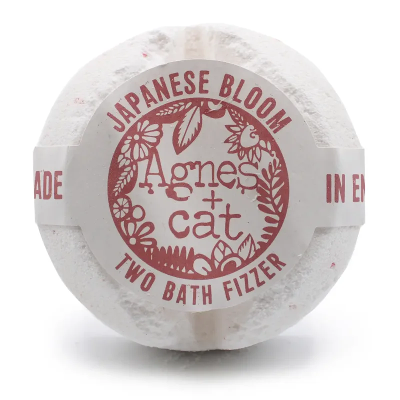Agnes + Tableta efervescente para baño de gatos - Flor Japonesa
