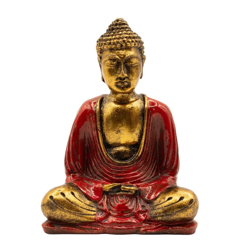Buddha Rojo y Oro - Med