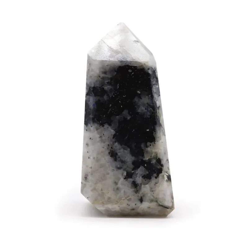 Puntas de gemas aprox. 6 cm (0,5 kg) - piedra lunar india (aprox. 8 piezas)