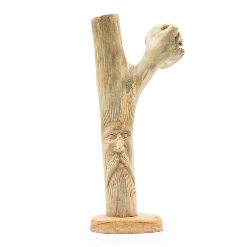 Talla en madera artesanal de parásito - Hombre Verde