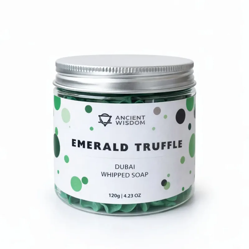 Jabón Cremoso de Dubái - Trufa Esmeralda 120 g