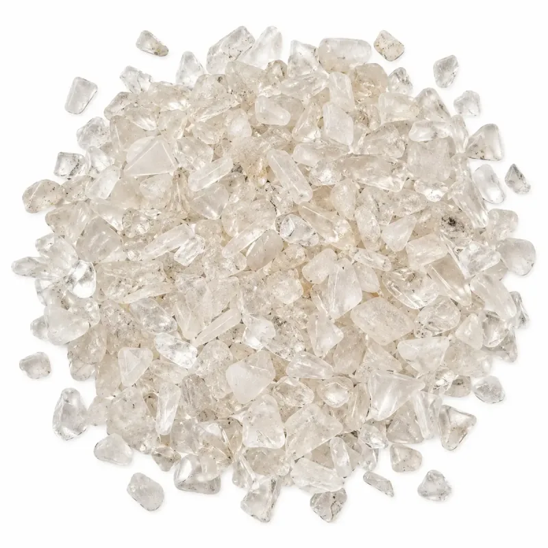Clear Quartz Gemstone Chips Bulk - 1KG