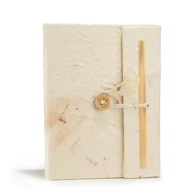 Cuaderno de flores mezcladas Med Lokta Lrg (15x12cm) - 45 hojas