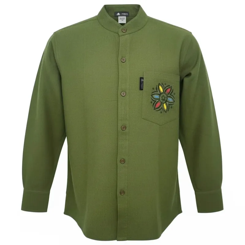 Nomad Sari Kathmandu Camisa - Verde Bosque - XXL